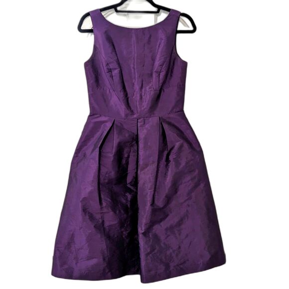 GORGEOUS Vintage Alfred Sung Peau De Soie Prom Fit & Flare Dress, Size 4 - Picture 3 of 11